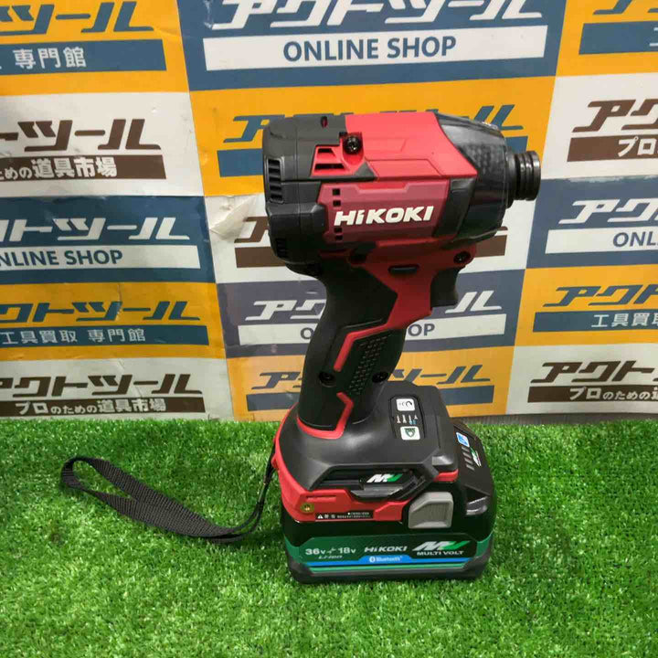 ★ハイコーキ(HIKOKI ※旧:日立工機) コードレスインパクトドライバ スコーピオンレッド WH36DD(2XHRSZ)【草加店】