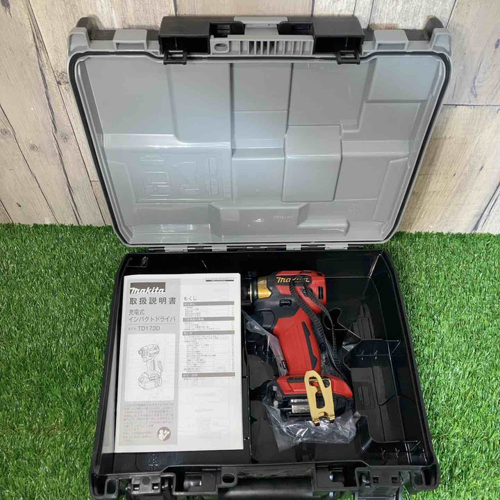 ◇マキタ(makita) 18Vコードレスインパクトドライバー TD173DZPR LTX20周年限定色 プレミアムレッド 本体+ケース【戸田店】