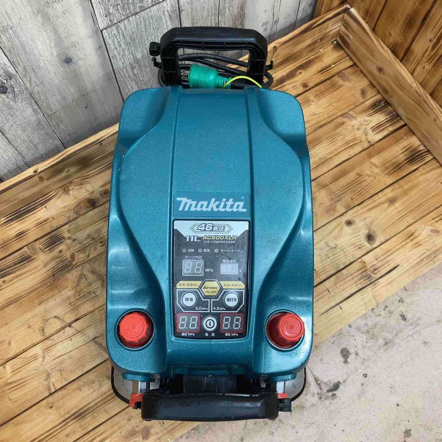 makita マキタ AC500XLH エアコンプレッサー　高圧専用【野田愛宕店】【店頭取引限定】【中古】管理番号：ITGCO66SY007 マキタ エアコンプレッサ AC500XLH タンク容量11L 高圧専用 – サンサン