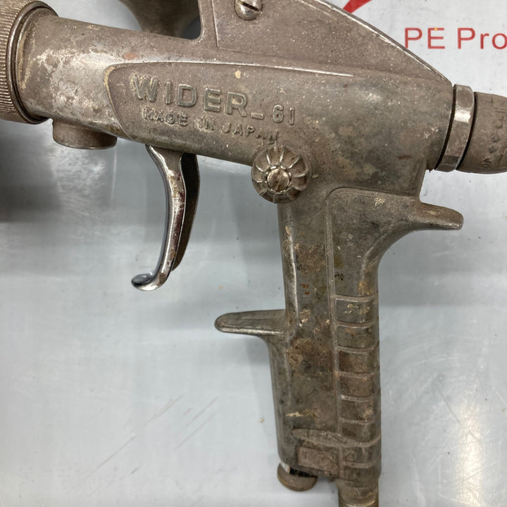 【中古現状品】アネスト岩田 明治 スプレーガン WIDER-60・61・HS2Y-G30・吹付ガンセット 計8個セット【東大和店】
