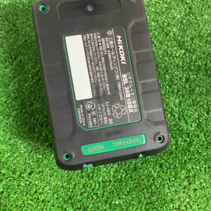 ★ハイコーキ(HIKOKI ※旧:日立工機) リチウムイオンバッテリー 36V/4.0Ah BSL36B18BX【草加店】