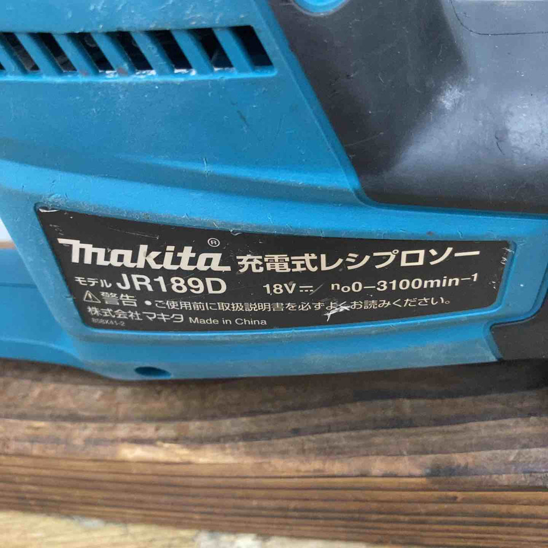 ★マキタ(makita) コードレスレシプロソー JR189DZ【柏店】