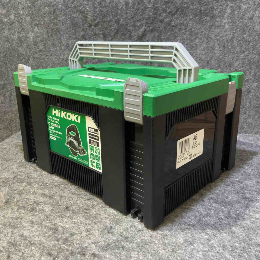 HiKOKI(ハイコーキ) 10.8V 125mm充電式丸のこ C1205DA(2LSBP) ストロングブラック 【桶川店】