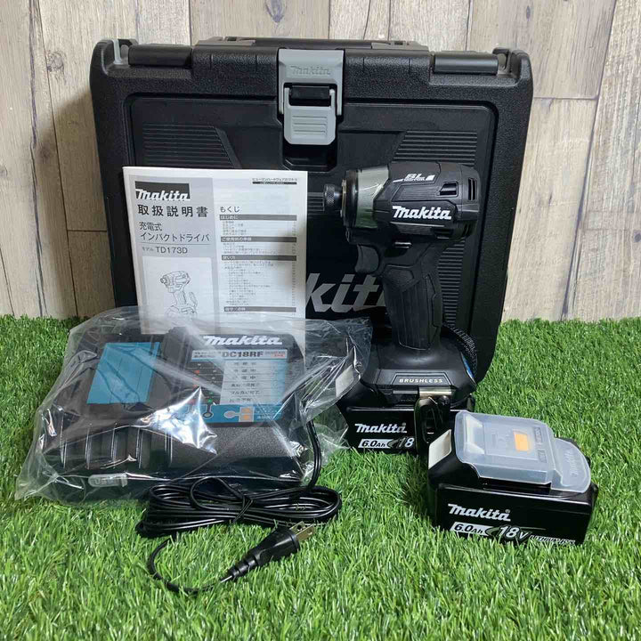 ★マキタ(makita)18V コードレスインパクトドライバー TD173DRGXB 純正バッテリー付属【戸田店】