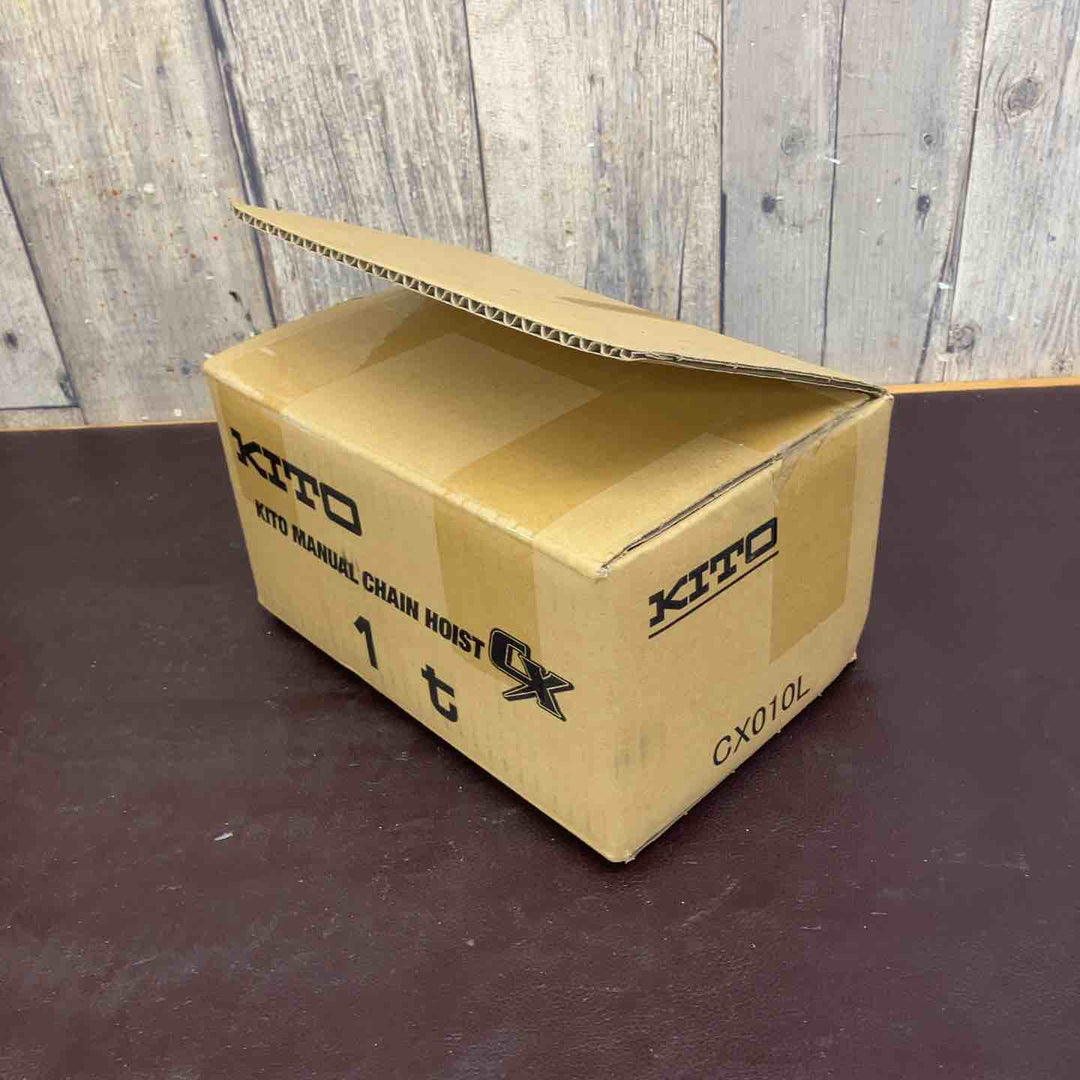 【未使用(店頭展示品)】 KITO(キトー) チェーンブロック CX010L (CX1A) 【東大和店】