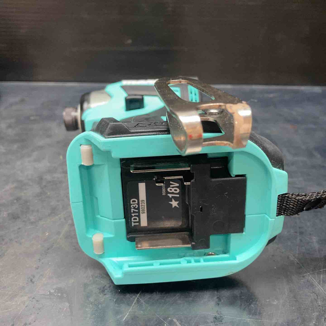 ★マキタ(makita) 18Vコードレスインパクトドライバ TD173DGXTB ターコイズブルー【川越店】
