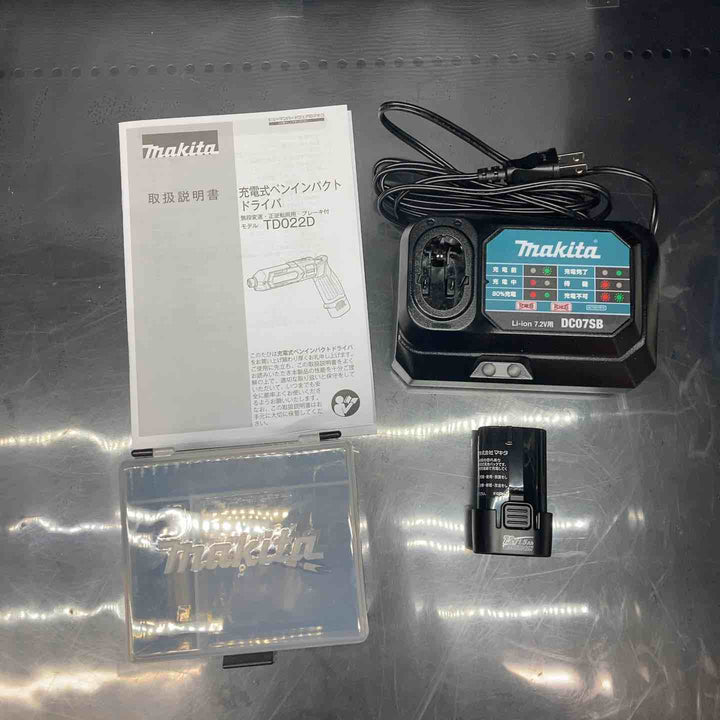 マキタ(makita) コードレスペンインパクトドライバー TD022DSHXW【川越店】
