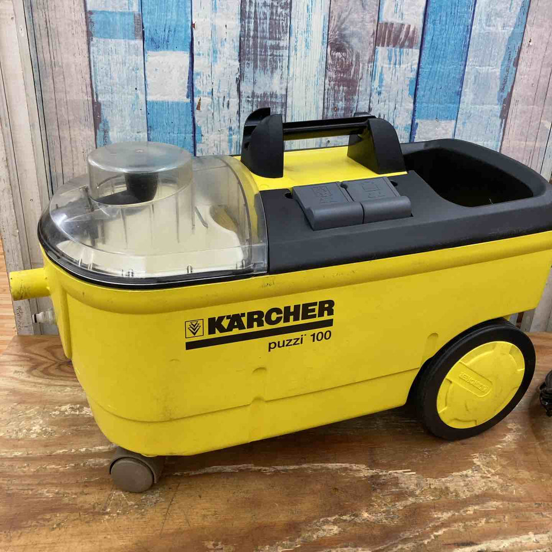 【中古品】◇ケルヒャー(Karcher) 業務用 カーペットリンスクリーナー Puzzi 100 プッツィ ノズル2種付き【柏店】
