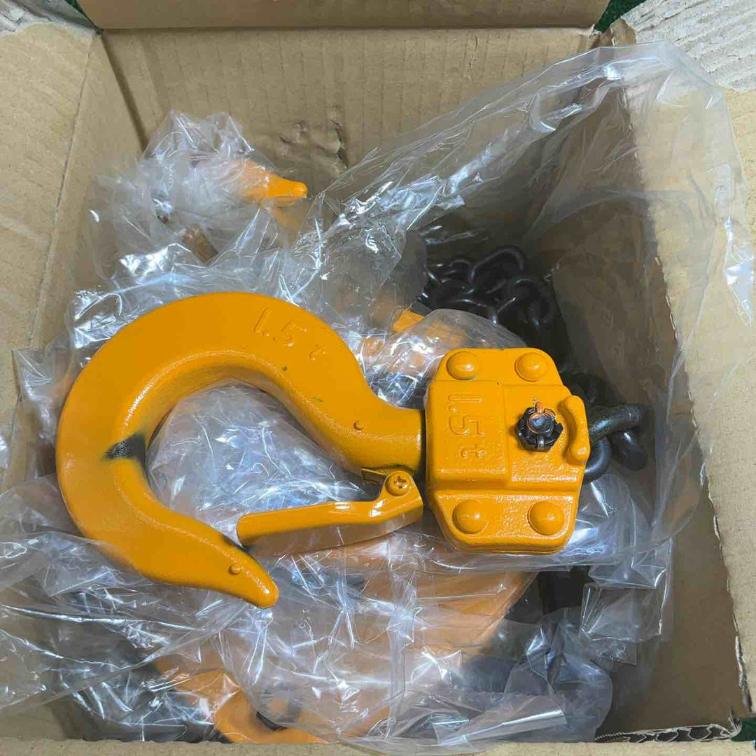 【未使用品】 KITO(キトー) M3型 チェーンブロック 1.5t(1 1/2TON) CB015 【藤沢店】