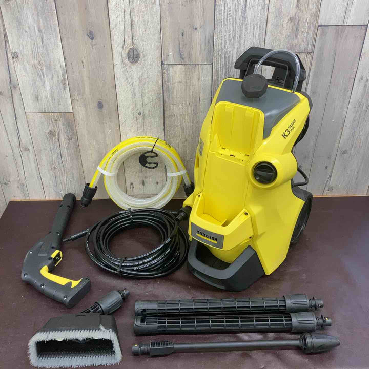 【中古品】ケルヒャー(Karcher)高圧洗浄機 K 3 サイレント プラス ベランダ(50Hz) 1.603-202.0【東大和店】