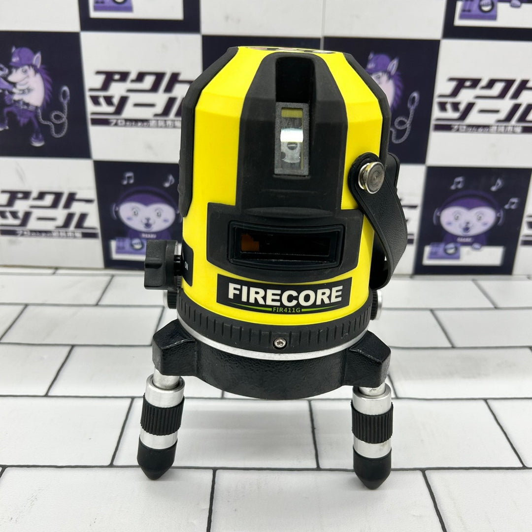 〇Firecore5ライン グリーンレーザー墨出し器 FIR411G【所沢店】