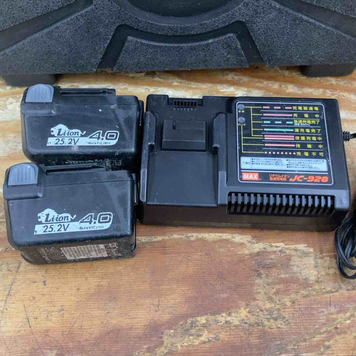 ◇マックス(MAX)  コードレスハンマドリル PJ-R265-B2C/40A  25.2V 4.0Ah【柏店】