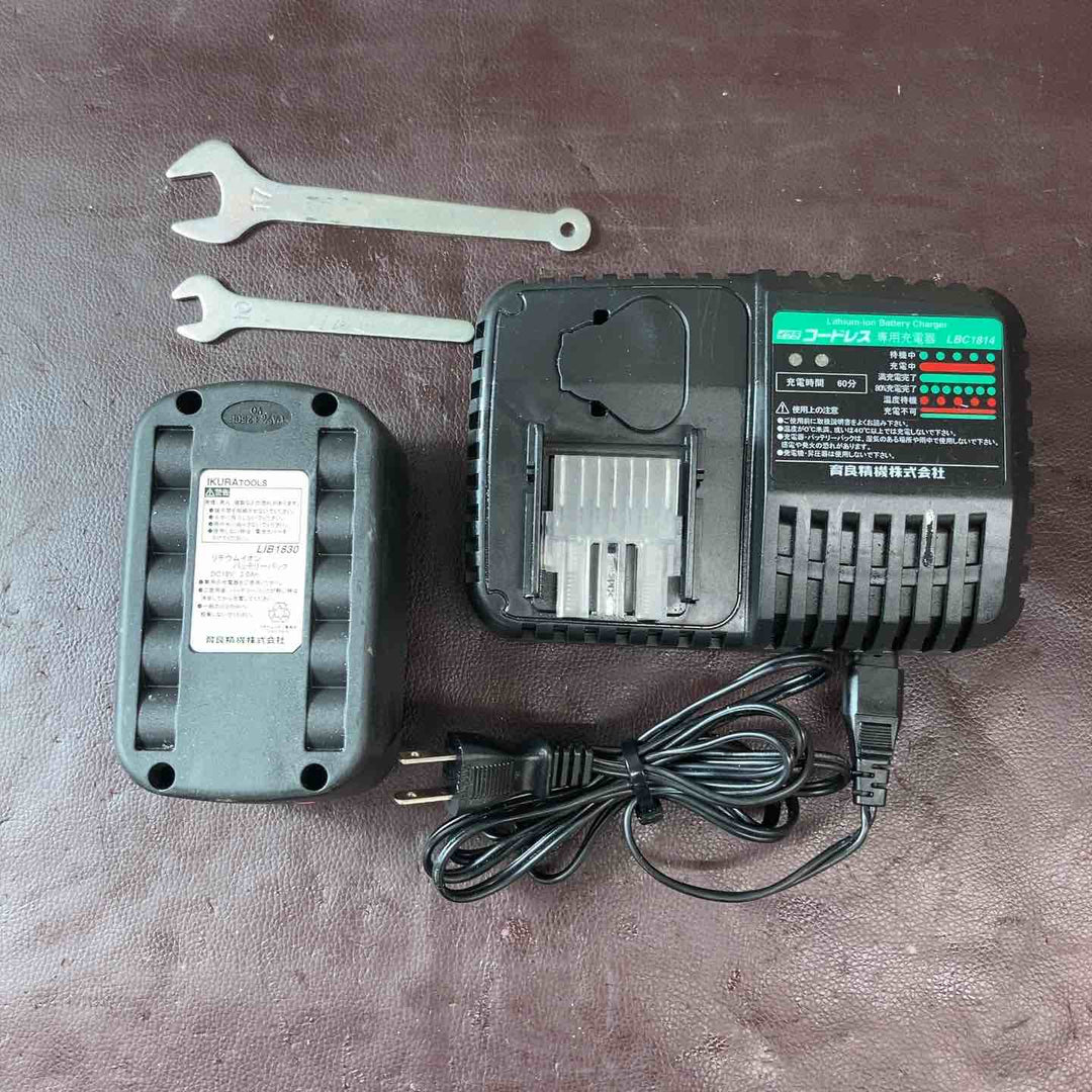 【中古品】 育良精機(IKURA) コードレスパンチャー ISK-MP15LX 18V3.0Ah 【東大和店】