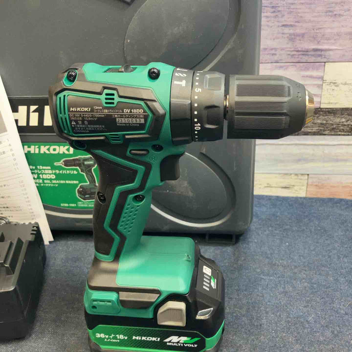 ◇ハイコーキ(HiKOKI) コードレス振動ドライバドリル DV18DD(2XCZ)【八潮店】