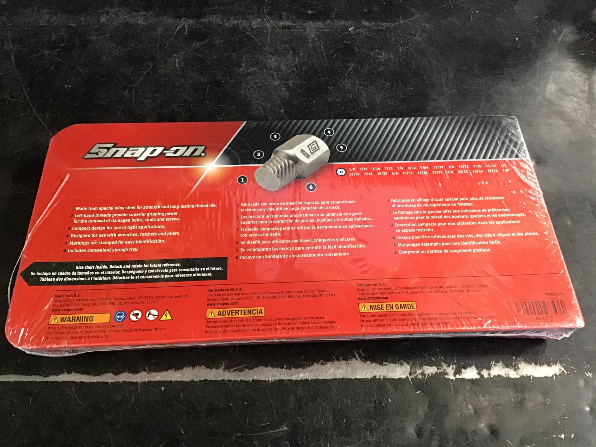 スナップオン(Snap-on) REX25C 25PC マルチ・エクストラクターセット