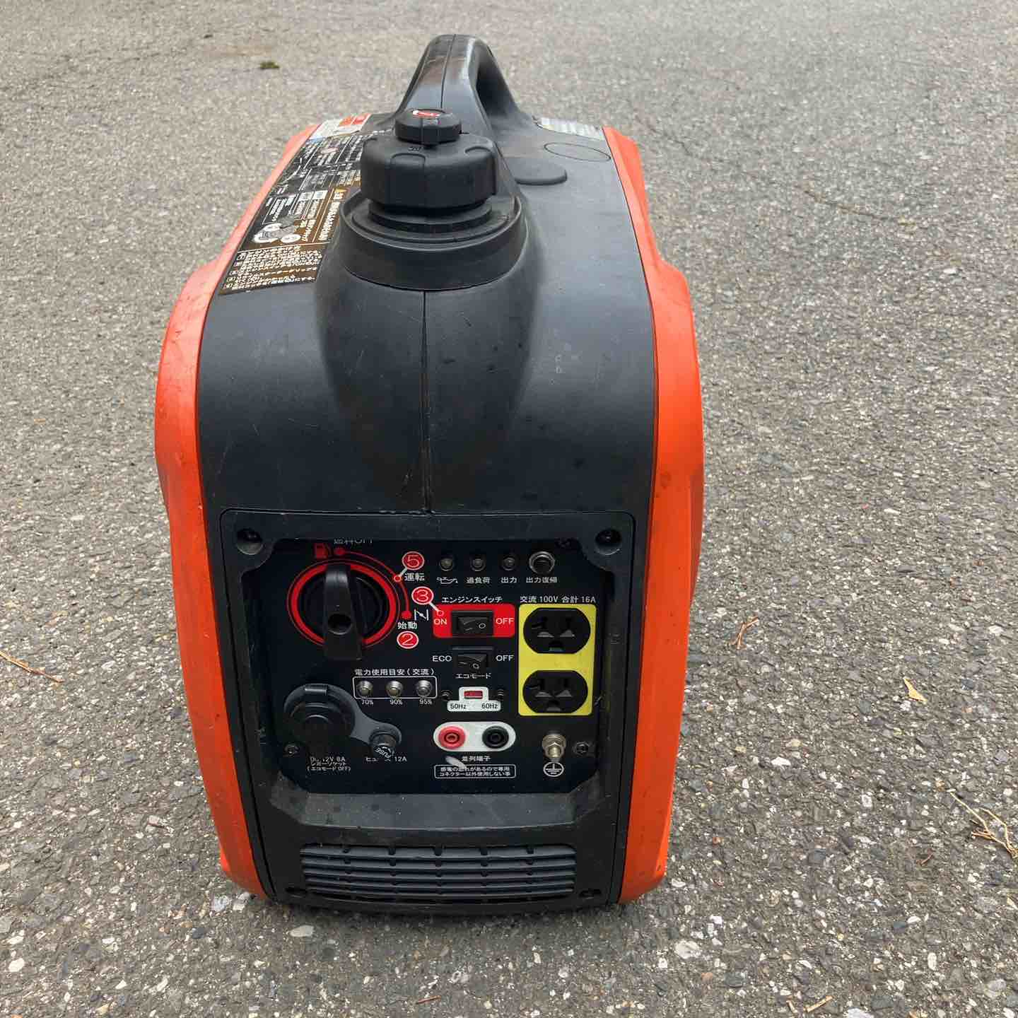 ✨工進　中古　GV-16i　インバーター発電機✨うるま市田場✨ 工進 インバーター発電機 GV-16iの中古 中古B使用感あり 《神奈川