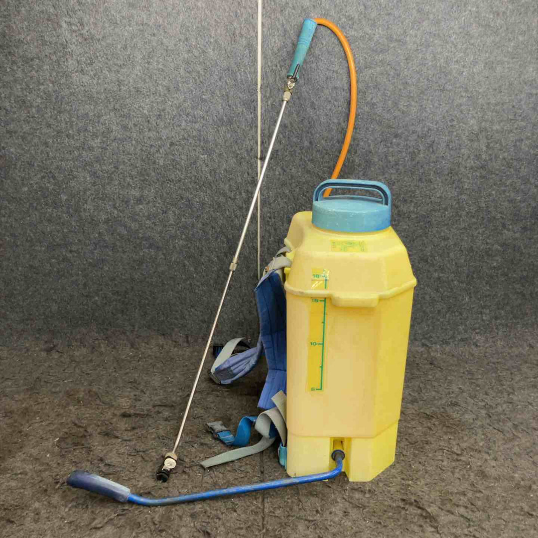 【現状品】◇みのる 桃太郎 手動式背負い式除草剤専用散布機 FT-181 噴霧器  調節噴口(2で固定し動かない)のみ付属。【鴻巣店】