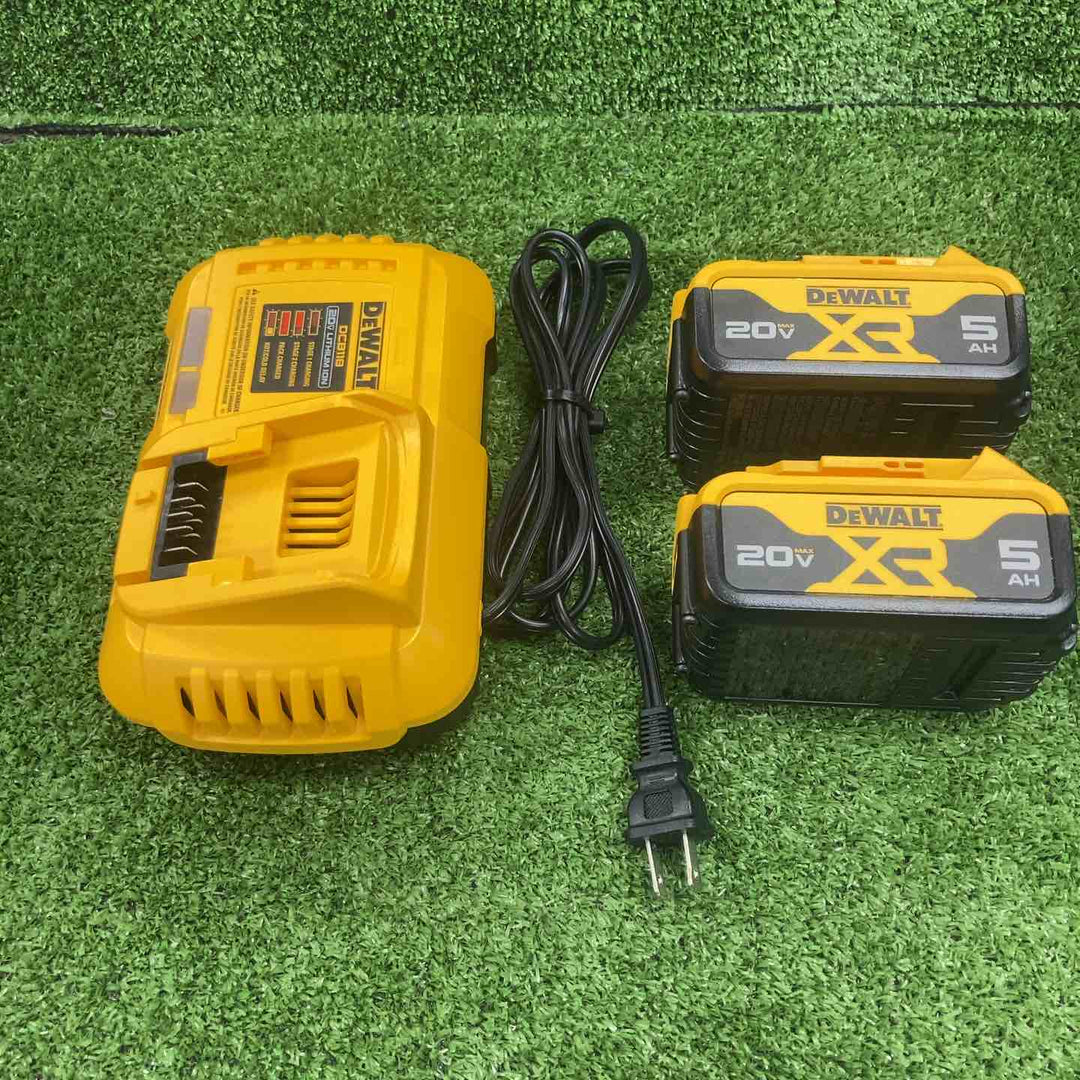 デウォルト5.0Ahバッテリー×2個+充電器セット【川崎店】
