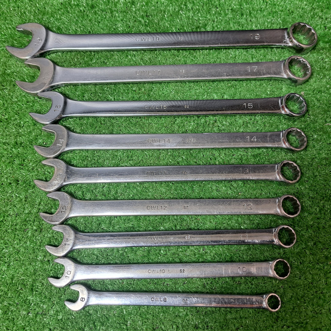 【中古/希少品】RICK TOOLS(リックツール) コンビネーションレンチ CWL8-19 9本セット【岩槻店】