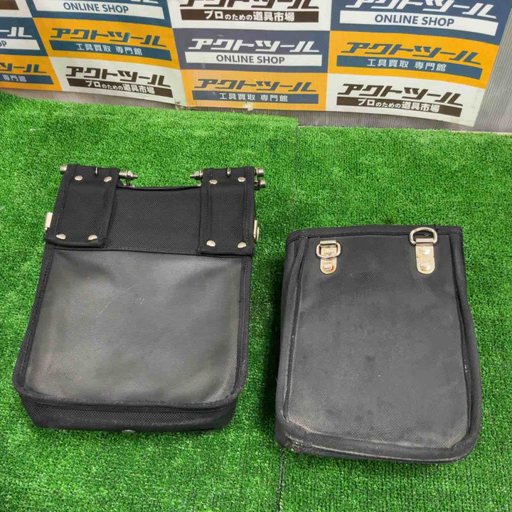 ニックス(KNICKS) コーデュラバリスティック生地ツーウェイタイプ2段腰袋(スリムタイプ) BA-201BB ベルトループ2つ付き【草加店】