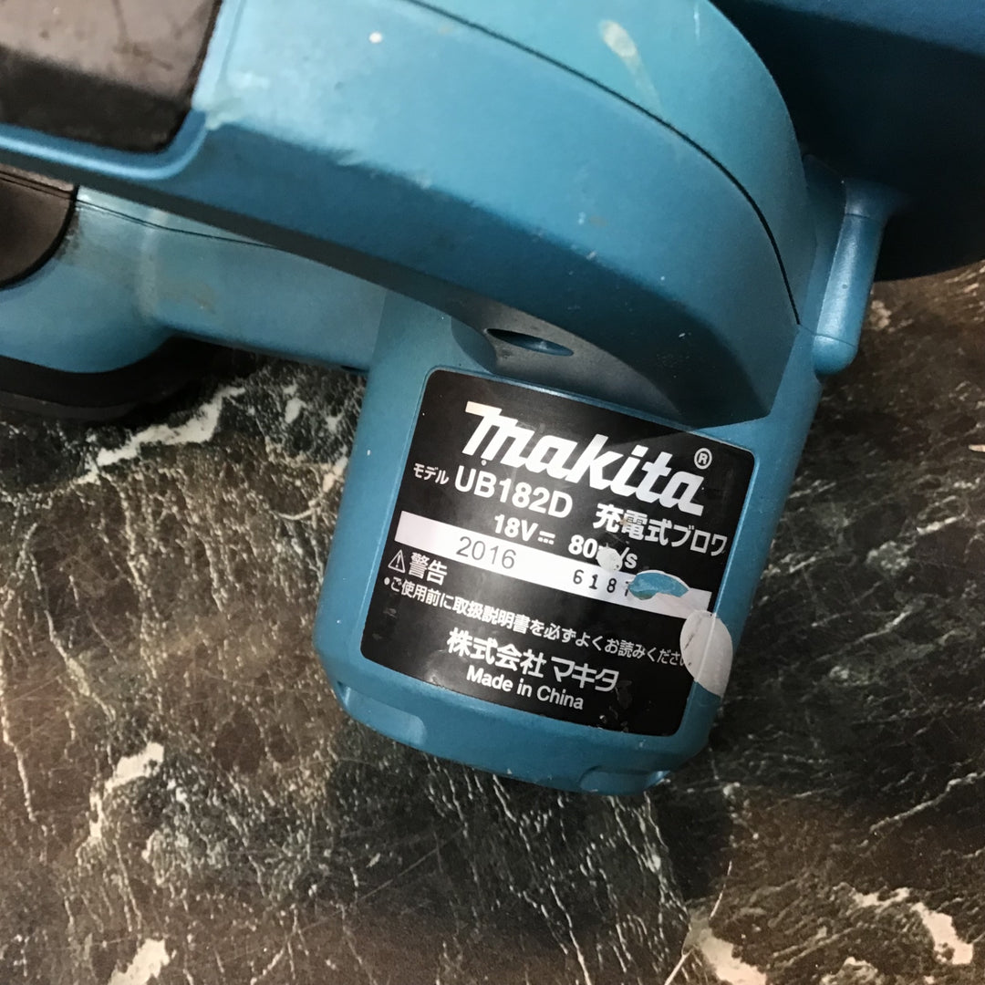 ☆マキタ(makita) コードレスブロワ UB182DZ【八潮店】