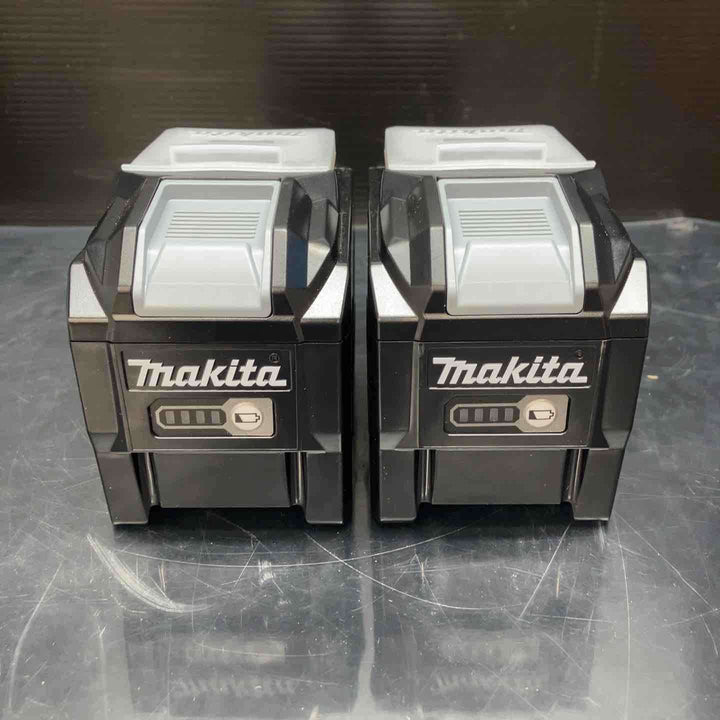 【未使用品】高出力 純正 マキタ makita リチウムイオンバッテリー 40Vmax/8.0Ah BL4080H バッテリー 40V A〓77263 2個【川越店】