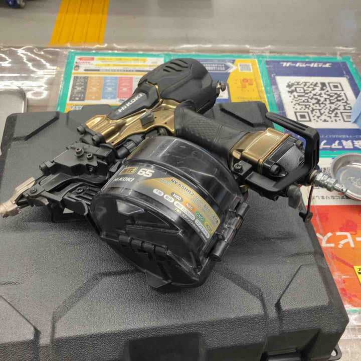 ★ハイコーキ(HIKOKI ※旧:日立工機) 高圧エア釘打ち機 NV65HR2(S)【戸田店】