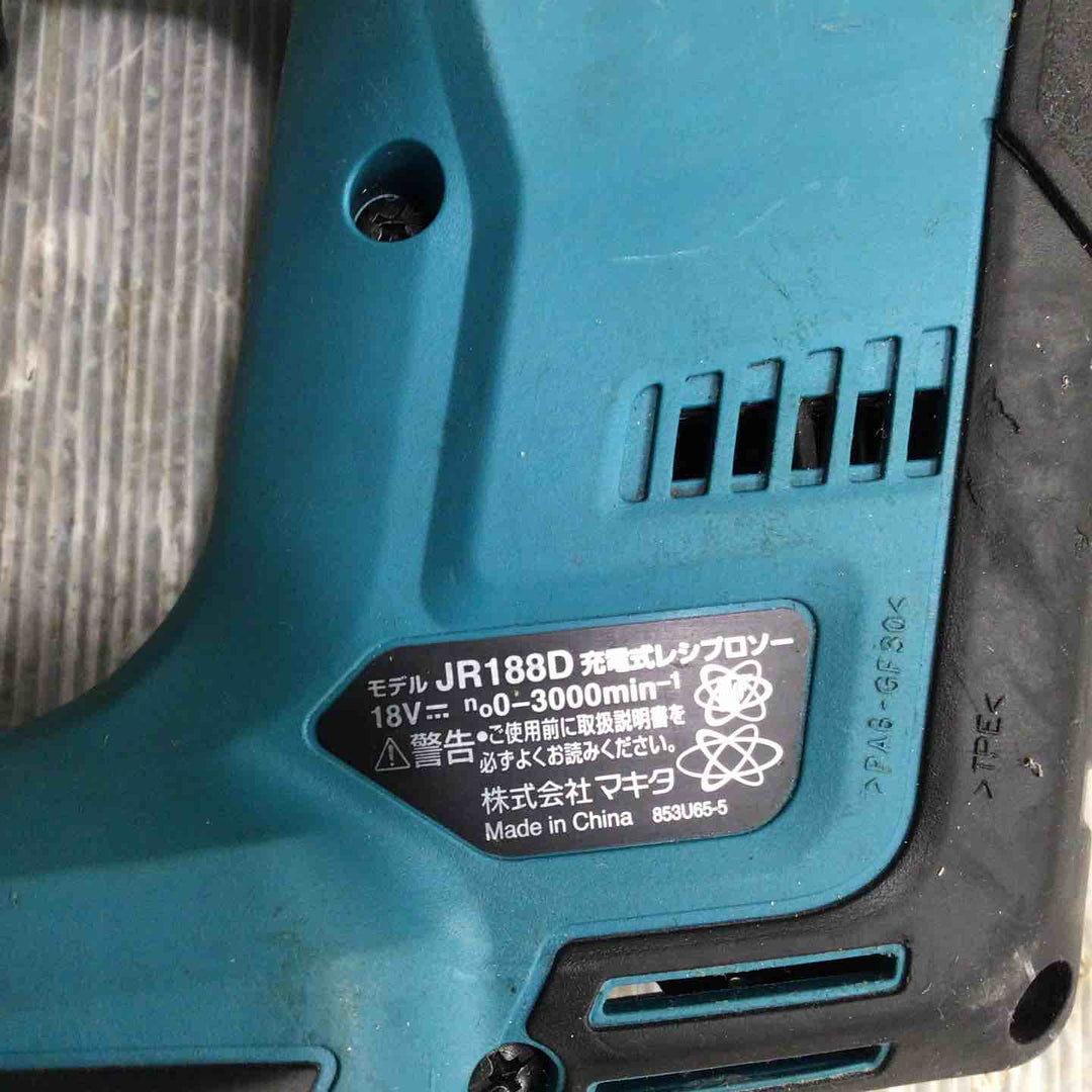 ★マキタ(makita) コードレスレシプロソー JR188DRGX【草加店】