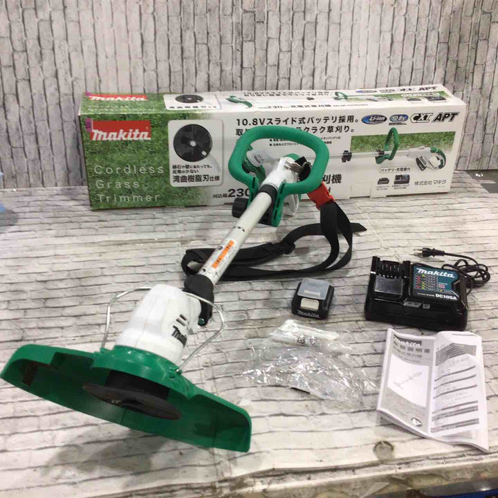 マキタ(Makita) 充電式草刈機 ループハンドル 樹脂刃 10.8V 1.5Ah バッテリ・充電器付 MUR100DSH【川口店】