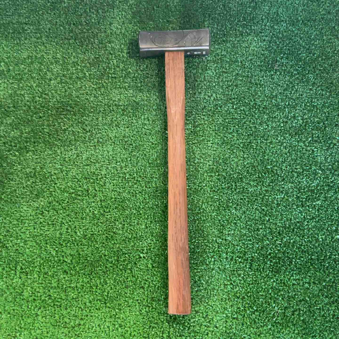 棟誉 龍虎彫 四角玄翁 100匁 赤樫柄【草加店】