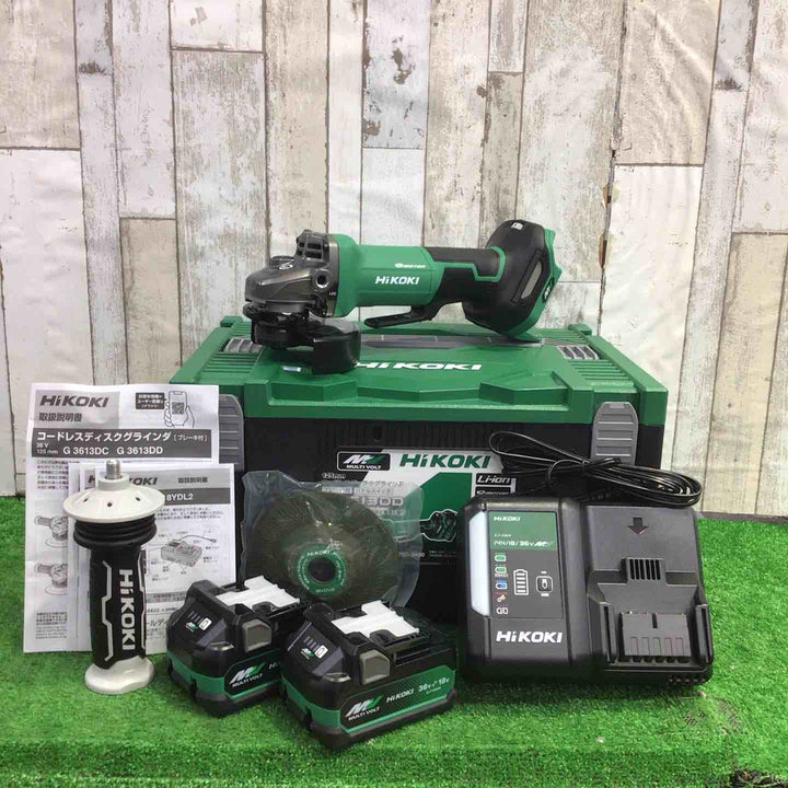 ハイコーキ(HIKOKI ※旧:日立工機) 125mmコードレスディスクグラインダ G3613DD(2XPZ)【町田店】