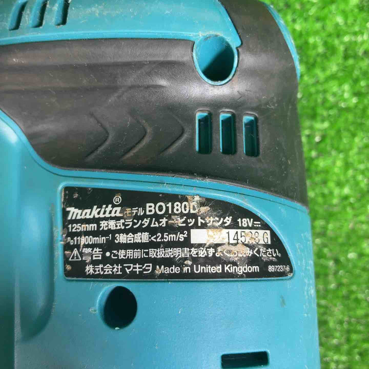 マキタ(makita) コードレスランダムオービットサンダ BO180DZ【藤沢店】
