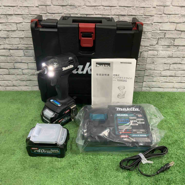 ★マキタ(makita) コードレスインパクトドライバー TD002GRDXB 40V フルセット【川口店】