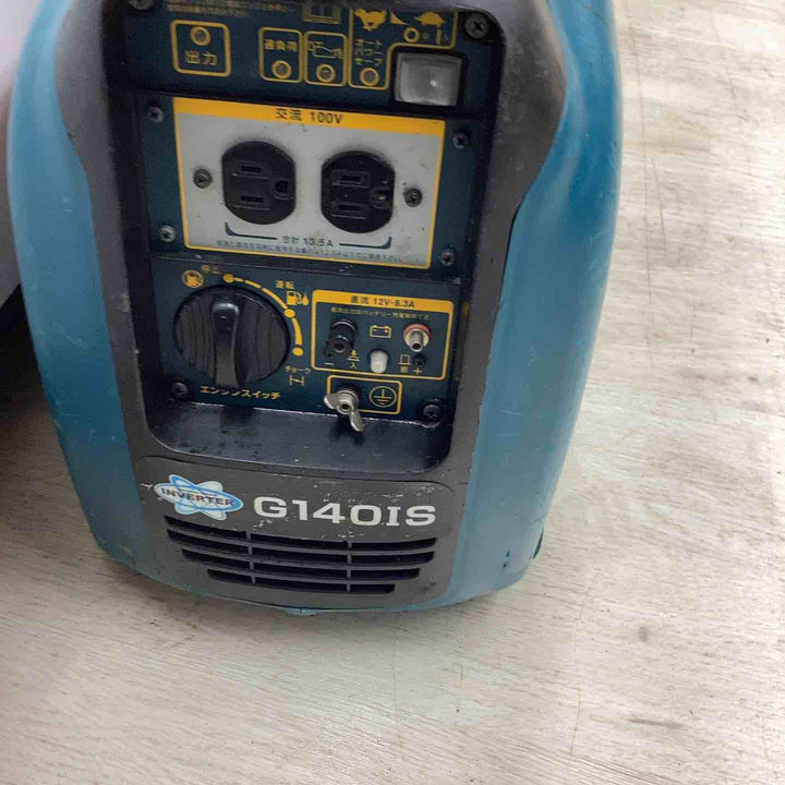【店頭受取り限定】マキタ(makita) インバーター発電機 G140IS 周波数(hz)：インバータ制御 50/60電子切替【川越店】