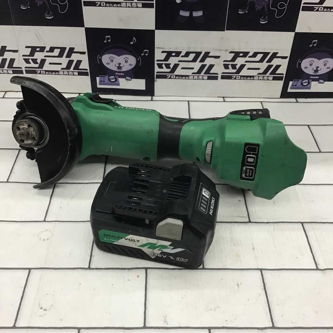 〇ハイコーキ(HIKOKI ※旧:日立工機) コードレスディスクグラインダー 100mm  G18DBVL(NN)(L)【所沢店】