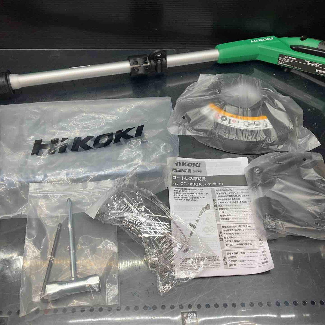 ◇HiKOKI(ハイコーキ) 18V 230mm コードレス草刈機 CG18DGA(BG)【川越店】