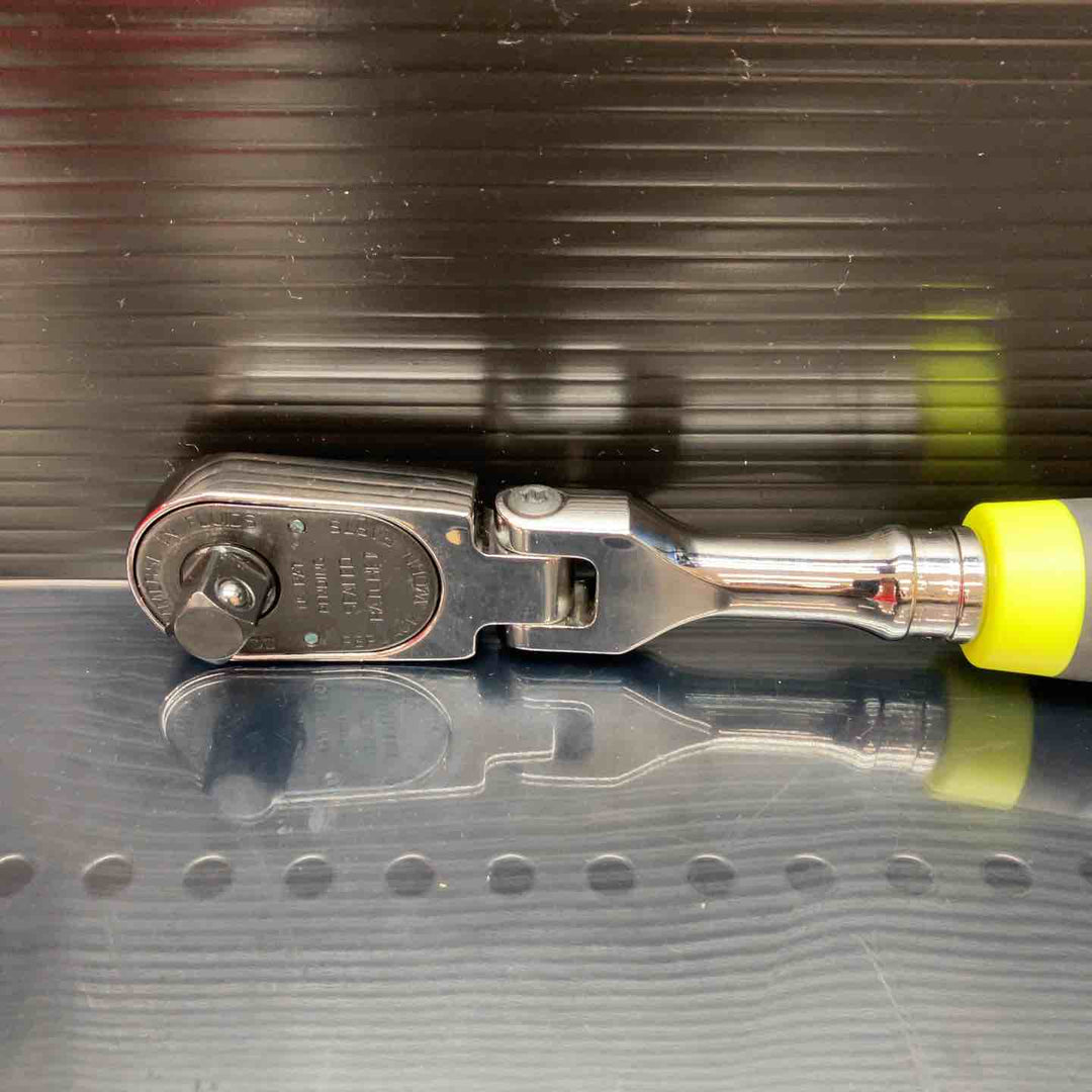 スナップオン(Snap-on)3/8ソフトグリップフレックスラチェット FHF100(イエロー)【川越店】