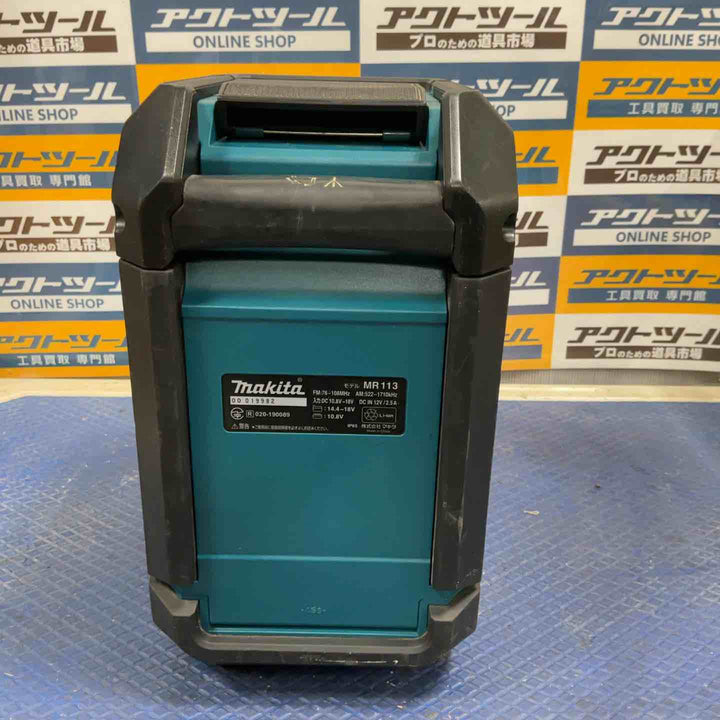 ★マキタ(makita) コードレスラジオ MR113【草加店】