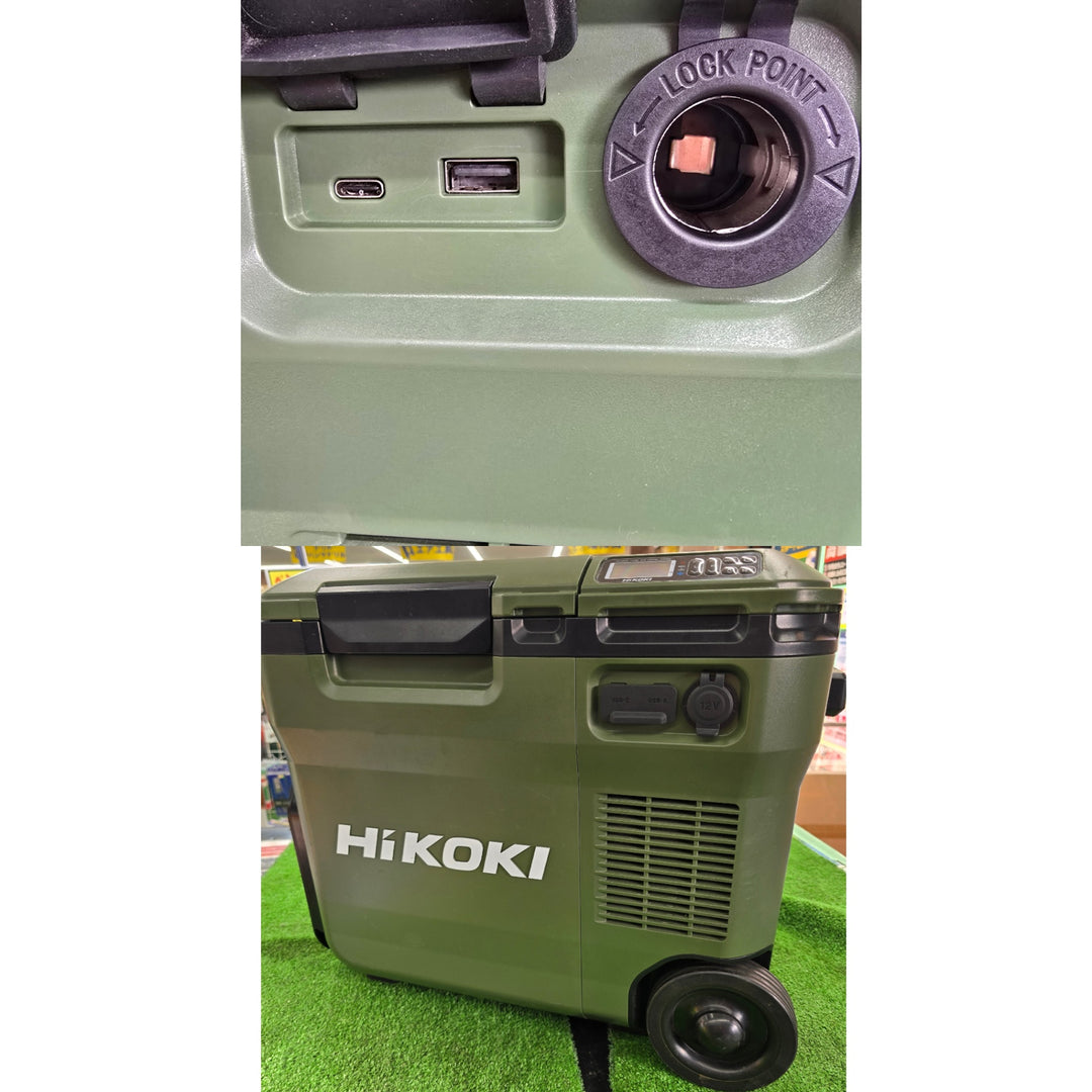 【中古品・ACアダプタ、マルチボルト付属！】ハイコーキ(HIKOKI ※旧:日立工機) コードレス冷温庫 UL18DC(WMG)【桶川店】