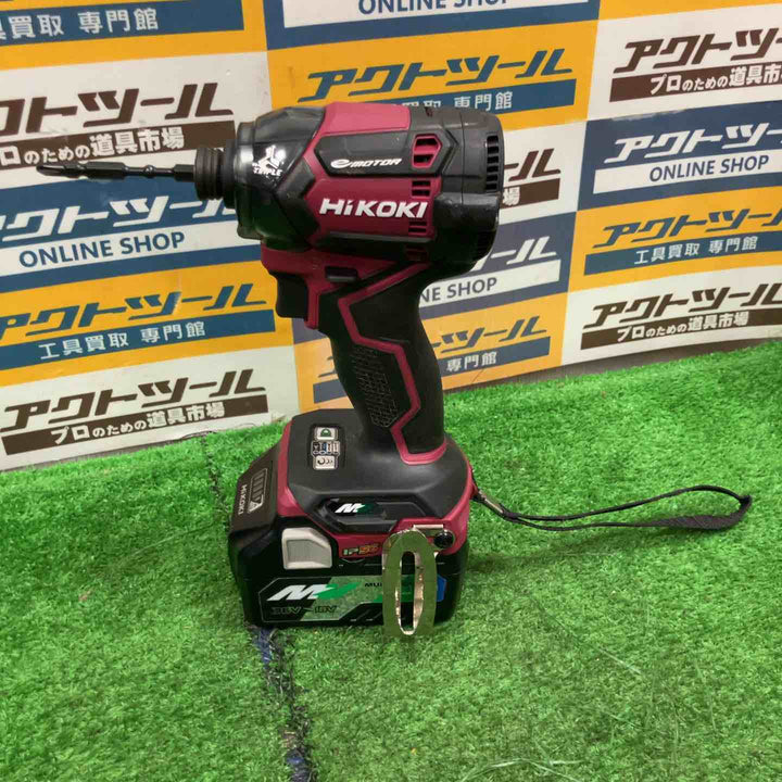 ◇ハイコーキ(HIKOKI ※旧:日立工機) コードレスインパクトドライバー フレアレッド  WH36DC(2XPRSZ)【草加店】