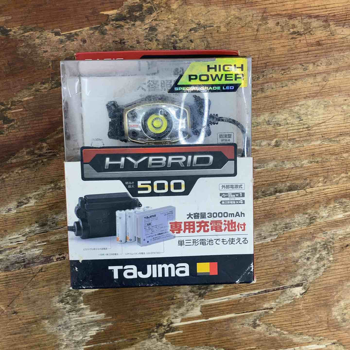 ◇タジマ TAJIMA LEDライト ハイブリット式ハイパワーヘッドライト LEDヘッドライトE501Dセット LE-E501D-SP【柏店】