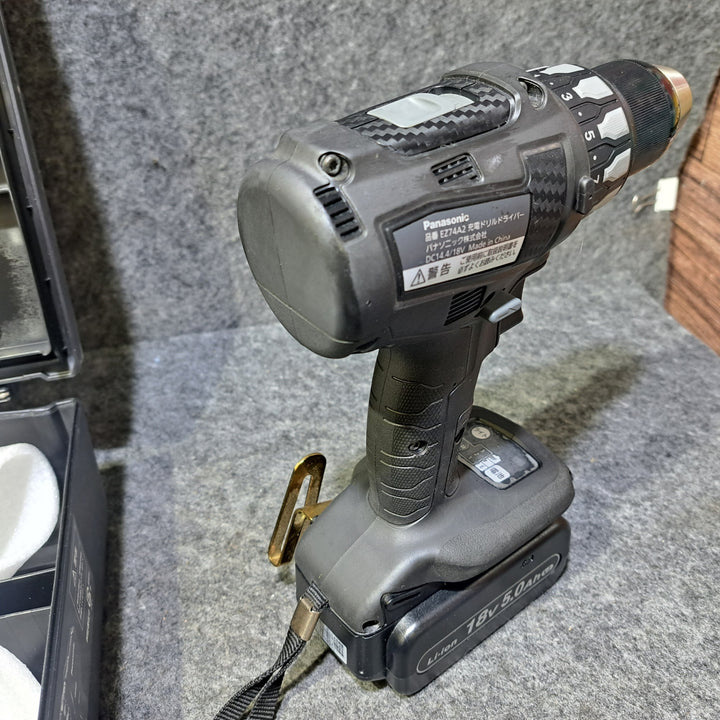 パナソニック(Panasonic) コードレスドリルドライバー EZ74A2LJ2G-B(ブラック＆ゴールド)【桶川店】