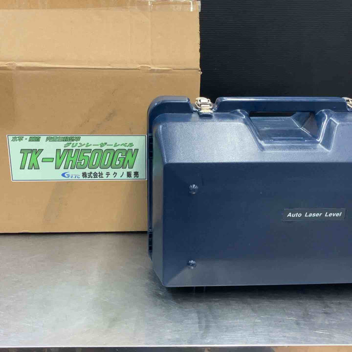 【未使用品(店頭展示品)】 テクノ販売(LTC) 回転レーザー TK-VH500GN レーザー墨出し器 フルセット品 バッテリー2個付き 【東大和店】