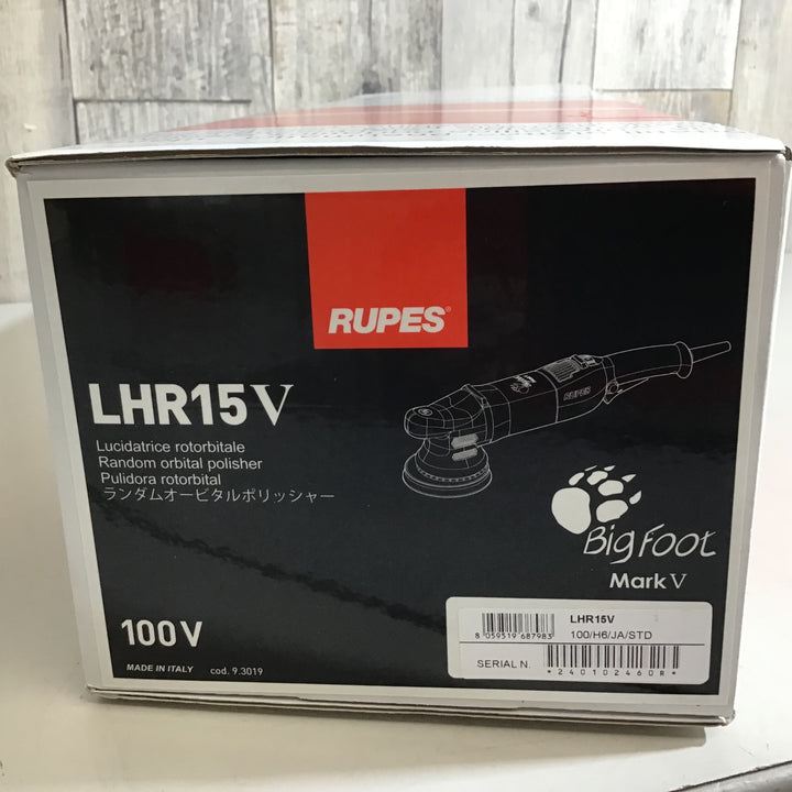 【未使用品】RUPES 電動ダブルアクションポリッシャー ビッグフット マークファイブ Mark5 LHR15-MK5 ルぺス 【戸田店】