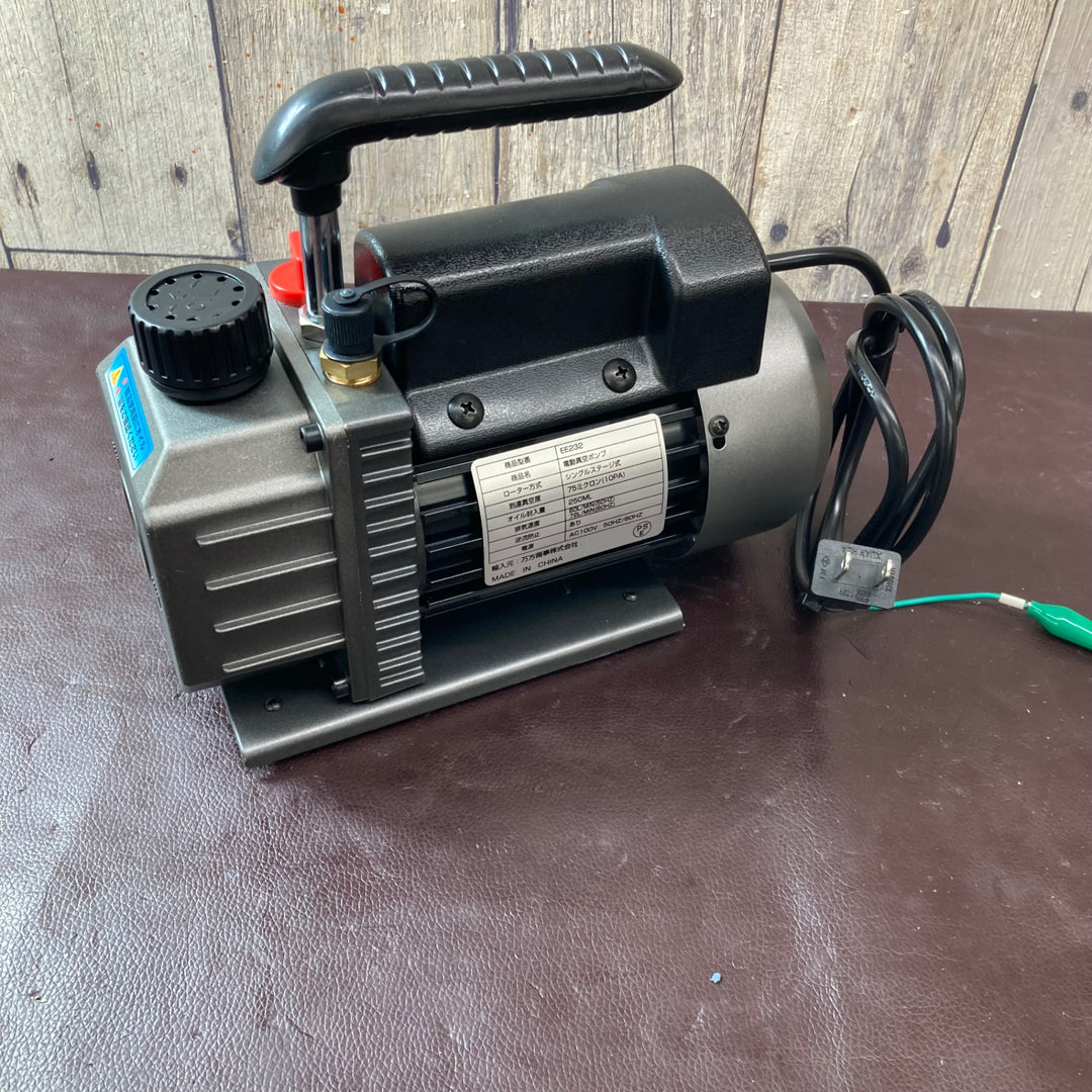 【中古美品】電動真空ポンプ EE232 シングルステージ 未使用長期保管品【東大和店】