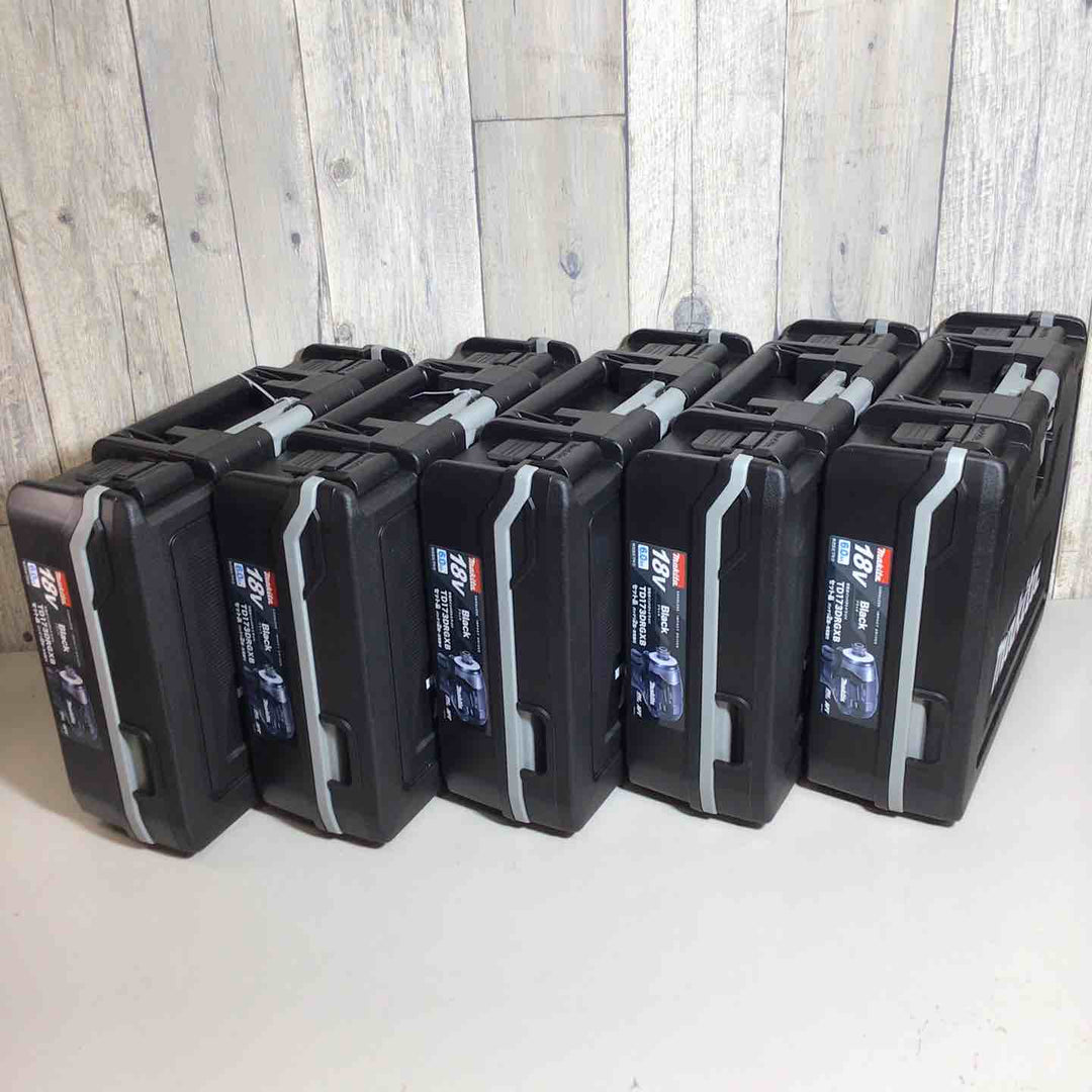 【未使用品】 マキタ makita コードレス インパクトドライバー TD173DRGXB 5台 フルセット インパクト ブラック 黒 純正 純正品 【戸田店】