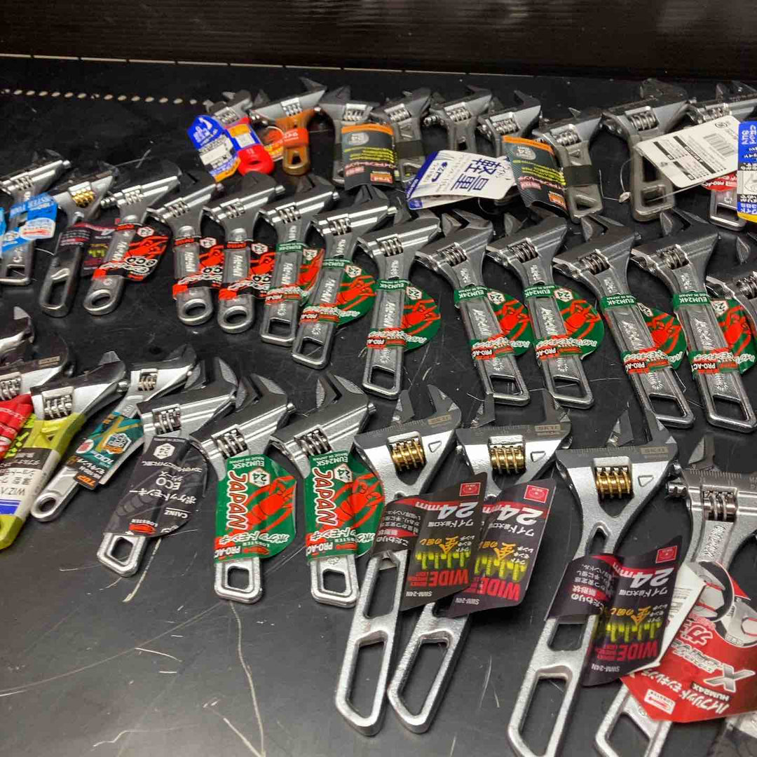 ▼モンキーレンチ50個まとめ売り 格安☆ ロブスター スーパーツール TOP サイズ 複数 軽量 薄型 ショート 様々【川越店】