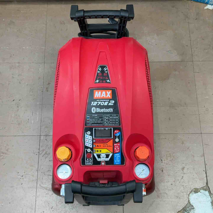 ★マックス(MAX) エアコンプレッサー AK-HL1270E2_レッド【草加店】