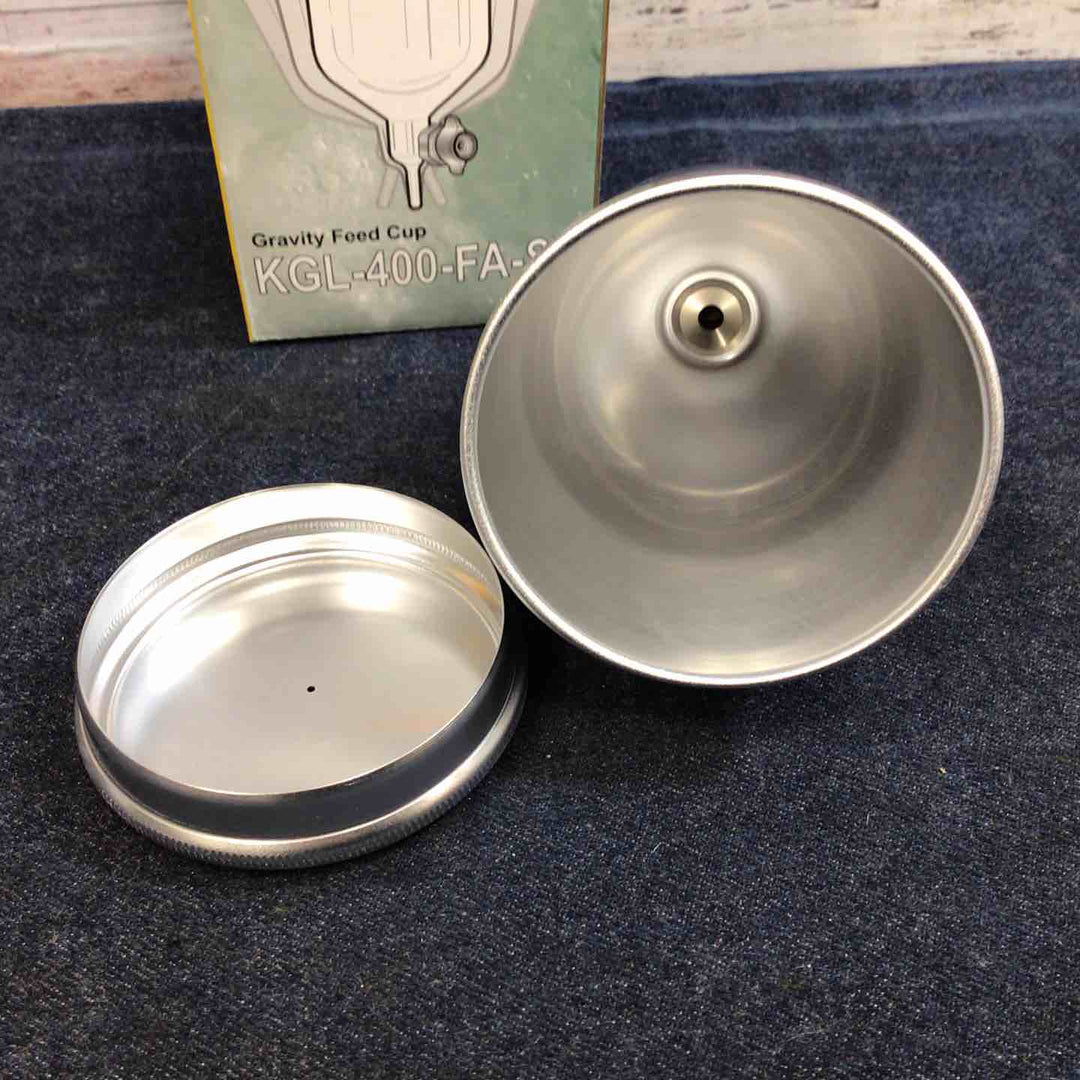 【未使用品】DEVILBISS デビルビス 1.8mm口径 スプレーガン 【塗料カップ + 手元エアバルブ + LEDライト】 セット品【八潮店】