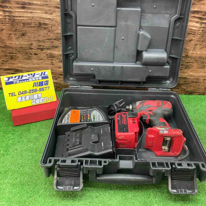☆ハイコーキ(HIKOKI ※旧:日立工機) コードレスインパクトドライバー WH14DBAL2(2LSCK)(B)【川越店】